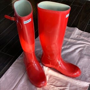 Hunter Boot Fire Engine Red